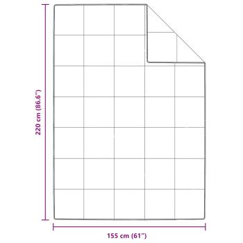 Bettdecke Sonstiges mit Kissen 2 pcs Weiß 155 x 220 cm Daunen