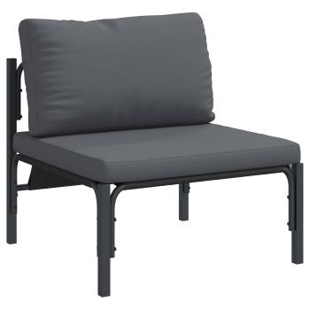 Garten-Sofa-Set 6 pcs Anthrazit Stahl