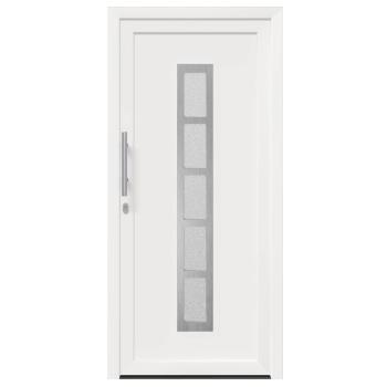 Vordertür Weiß 98 x 208 cm PVC