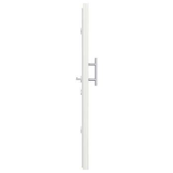 Vordertür Weiß 98 x 208 cm PVC