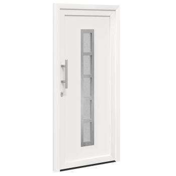 Vordertür Weiß 108 x 208 cm PVC