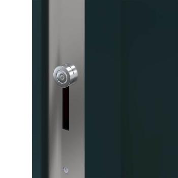 Haustür Anthrazit 98 x 208 cm PVC