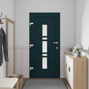Haustür Anthrazit 108 x 208 cm PVC