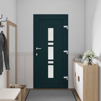 Haustür Anthrazit 98 x 208 cm PVC