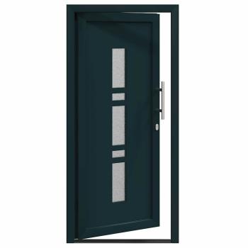 Haustür Anthrazit 98 x 208 cm PVC