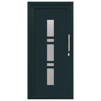 Haustür Anthrazit 108 x 208 cm PVC