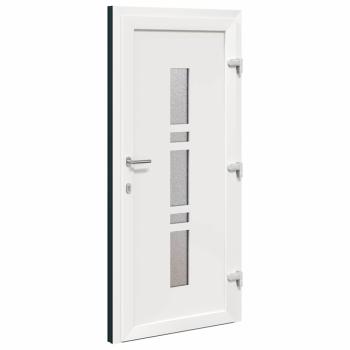 Haustür Anthrazit 108 x 208 cm PVC