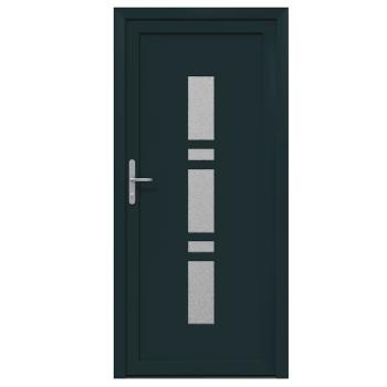 Haustür Anthrazit 98 x 200 cm PVC