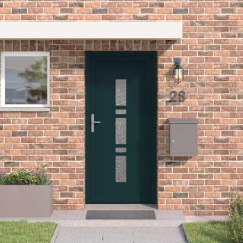 ARDEBO.de - Haustür Anthrazit 98 x 208 cm PVC