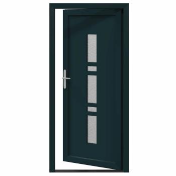 Haustür Anthrazit 98 x 208 cm PVC