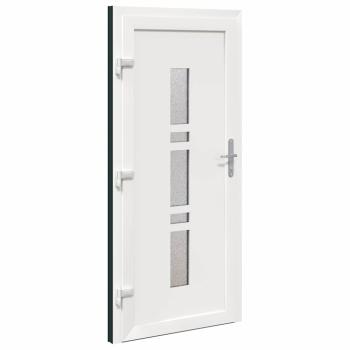 Haustür Anthrazit 98 x 208 cm PVC