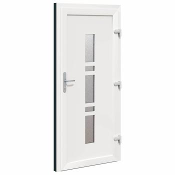 Haustür Anthrazit 88 x 200 cm PVC
