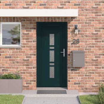 ARDEBO.de - Haustür Anthrazit 98 x 208 cm PVC