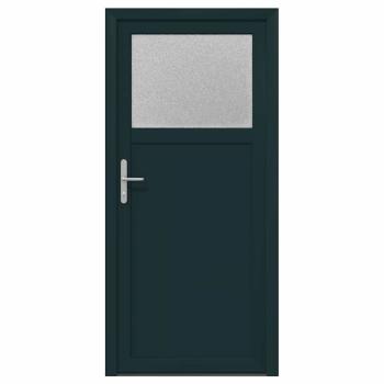 Haustür Anthrazit 98 x 198 cm PVC