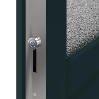 Haustür Anthrazit 88 x 198 cm PVC