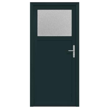 Haustür Anthrazit 98 x 198 cm PVC