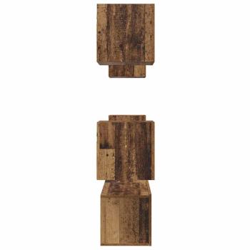 TV-Schrank-Set 6 pcs Altes Holz Mittel 120 x 30 x 30 cm