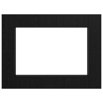 TV-Schrank-Set 10 pcs Schwarz Eiche Mittel 30,5 x 30 x 90 cm