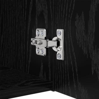 TV-Schrank-Set mit Regal Sonstiges mit Speicher 8 pcs Schwarze Eiche