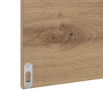 Badezimmermöbel Set 3 pcs Eiche handwerklich 60 x 38.5 x 45 cm