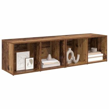 TV-Schrank-Set 2 pcs Altholz 37 x 35 x 107 cm Holzwerkstoff
