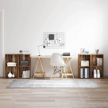 ARDEBO.de - TV-Schrank-Set 4 pcs Altes Holz 72 x 35 x 36.5 cm Holzwerkstoff