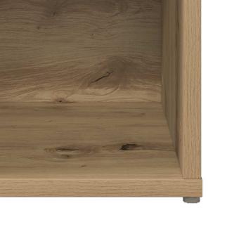 TV-Schrank-Set 2 pcs Handwerklich gefertigter Eichenholz