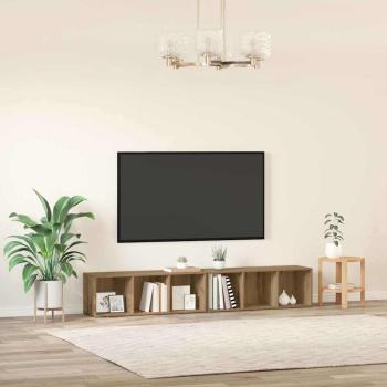 TV-Schrank-Set 2 pcs Artisan Eiche 37 x 35 x 107 cm