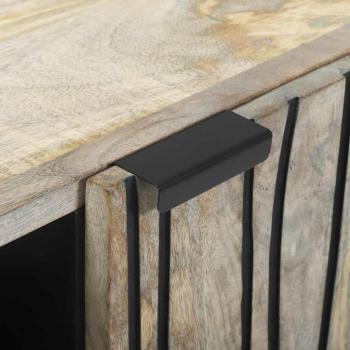 Medienlagerungsschränke & Regale mit Regal mit Speicher mit Tür Weiß und Schwarz