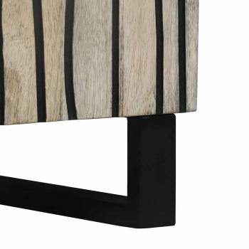 Medienlagerungsschränke & Regale mit Regal mit Speicher mit Tür Weiß und Schwarz