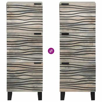 Medienlagerungsschränke & Regale mit Speicher mit Tür Weiß und Schwarz