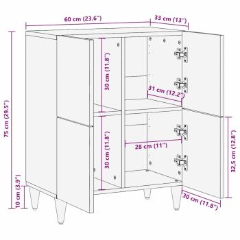 Medienlagerungsschränke & Regale mit Regal mit Speicher mit Tür Braun