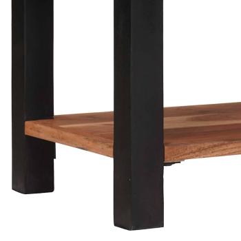 Bücherregal 50 x 30 x 110 cm Massives Akazienholz