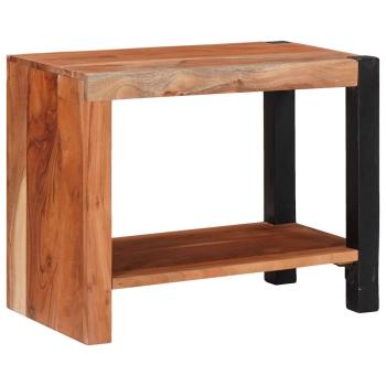 Bücherregal 50 x 30 x 40 cm Massives Akazienholz