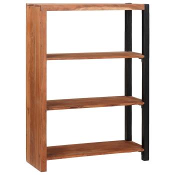 Bücherregal 80 x 30 x 110 cm Massives Akazienholz