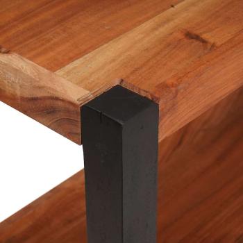 Bücherregal 80 x 30 x 110 cm Massives Akazienholz