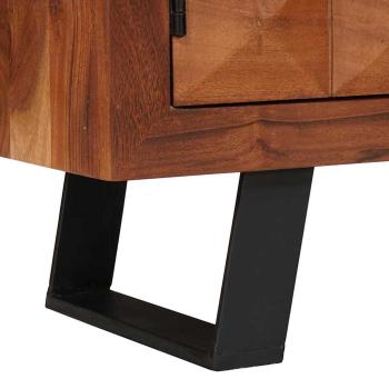 Medienlagerungsschränke & Regale mit Regal mit Speicher mit Tür Braun