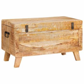 ARDEBO.de - Aufbewahrungsbox 70 x 35 x 40 cm massives Mangoholz