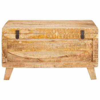 Aufbewahrungsbox 70 x 35 x 40 cm massives Mangoholz