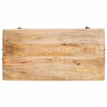 Aufbewahrungsbox 70 x 35 x 40 cm massives Mangoholz