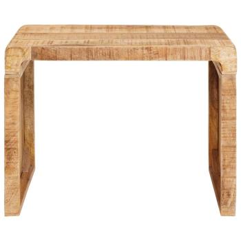Beistelltisch Braun 60 x 35 x 46 cm Massivholz Mango