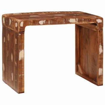 ARDEBO.de - Beistelltisch 60 x 35 x 46 cm Massives, recyceltes Holz