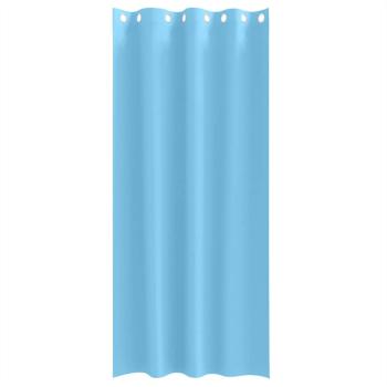 Vorhänge mit Vorhängen 2 pcs Hellblau 245 x 140 cm Polyester