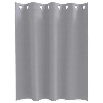 Vorhänge mit Vorhängen 2 pcs Hellgrau 140 x 140 cm Polyester