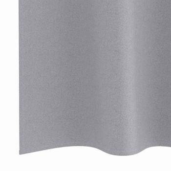 Vorhänge mit Vorhängen 2 pcs Hellgrau 140 x 140 cm Polyester