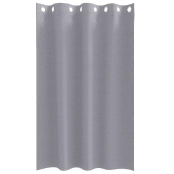 Vorhänge mit Vorhängen 2 pcs Hellgrau 175 x 140 cm Polyester