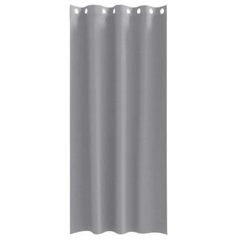 Vorhänge mit Vorhängen 2 pcs Hellgrau 245 x 140 cm Polyester