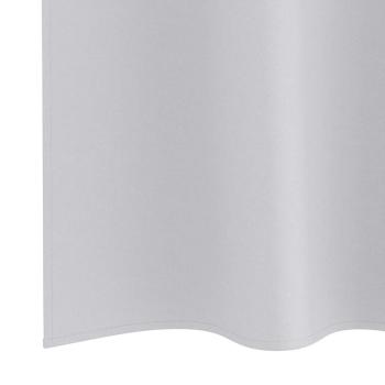 Vorhänge mit Vorhängen 2 pcs Hellgrau 225 x 140 cm Polyester