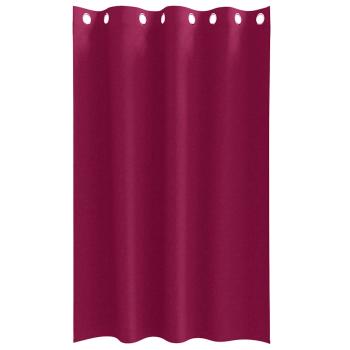 Vorhänge mit Vorhängen 2 pcs Weinrot 175 x 140 cm Polyester