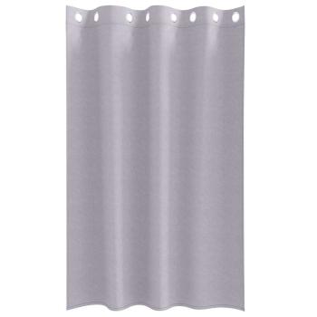 Verdunkelungs-Vorhänge mit Ringen 2 Stk. Metallic Grau